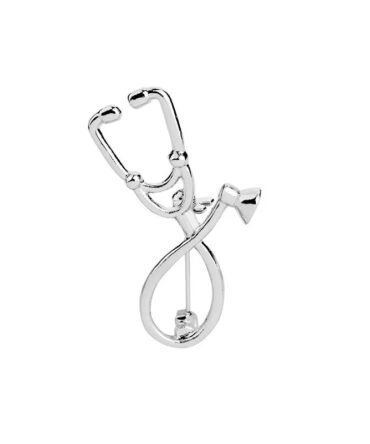STETHOSCOPE ENAMEL PIN