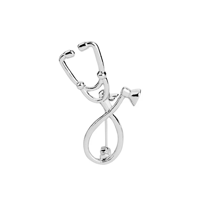 STETHOSCOPE ENAMEL PIN